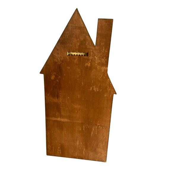 Hand painted Cottagecore Country Style House Wall Hanging farmhouse Decor 16" - Picture 6 of 6